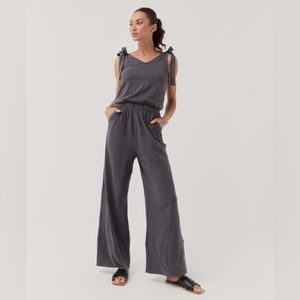 Pact The Field Tie Jumpsuit